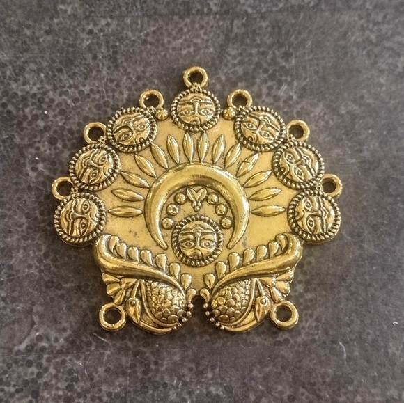 Endless Jewelry Creations Jewelry - Not For Sale Tibetan Gold Plated Connector Pendant